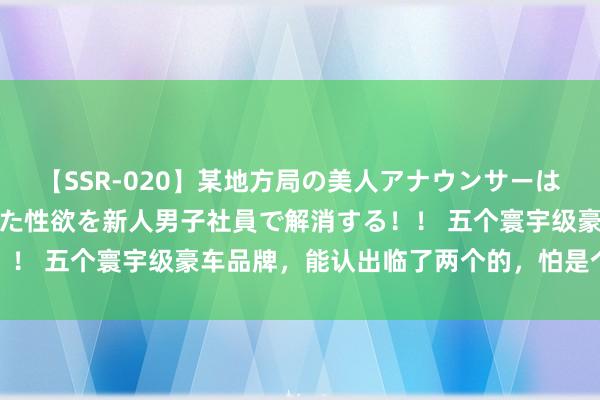 【SSR-020】某地方局の美人アナウンサーは忙し過ぎて溜まりまくった性欲を新人男子社員で解消する！！ 五个寰宇级豪车品牌，能认出临了两个的，怕是个老司机