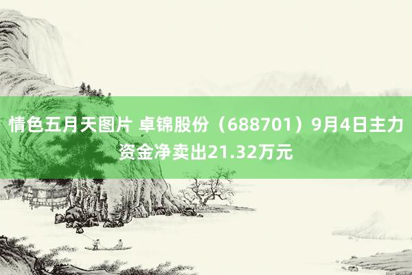 情色五月天图片 卓锦股份（688701）9月4日主力资金净卖出21.32万元