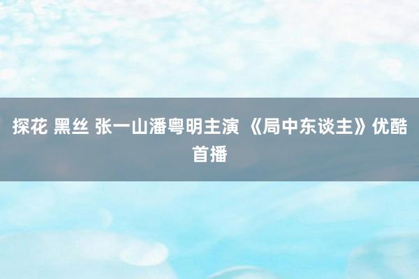 探花 黑丝 张一山潘粤明主演 《局中东谈主》优酷首播